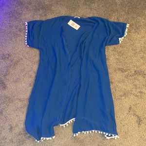 Ekouaer Womens Swimwear Cover Up Beachwear Swimsuit Kimono Cardigan with Tassels